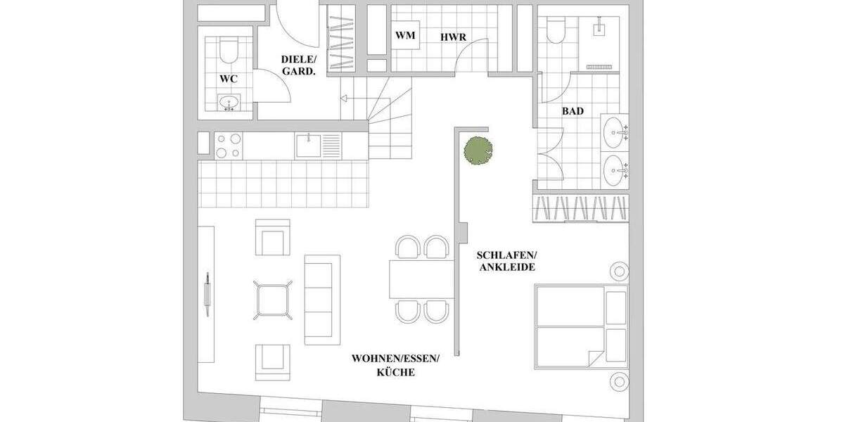 Andreas Quartier - Modernes Wohnen mit historischem Flair, Concierge, Einbauküche & TG-Stellplatz 2 zimmer