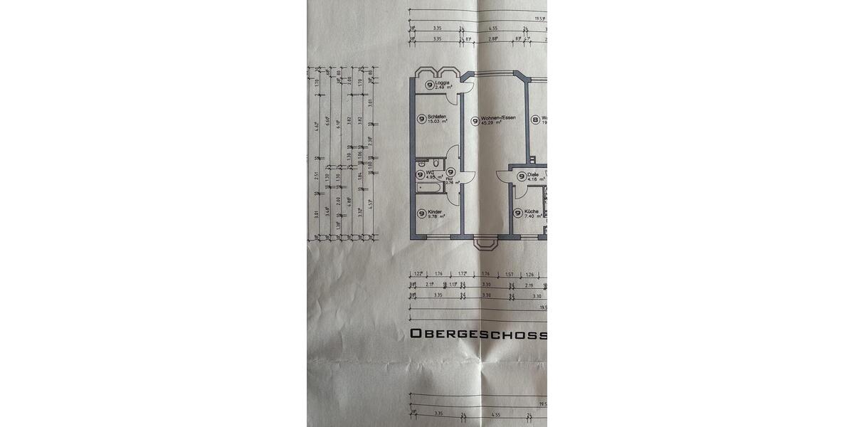 Etagenwohnung Oberhausen Schmachtendorf - 4 Zimmer, 95 m&sup2;, 1.470&euro; | Angebot:25311025