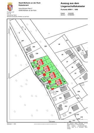 Grundstück Mülheim an der Ruhr / Mintard Saarn/Mintard - 330.000&euro; | Angebot:26362095