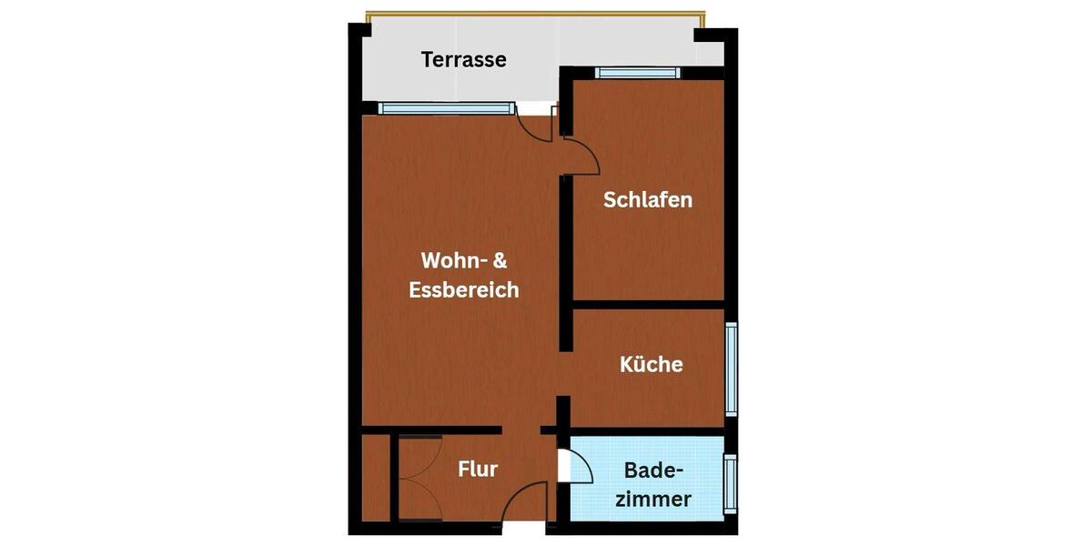 Erdgeschoßwohnung Velbert Velbert-Mitte - 2.5 Zimmer, 64 m&sup2;, 189.000&euro; | Angebot:26387030