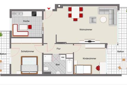 Wohnung Herne Altenhöfen - 3 Zimmer, 92 m&sup2;, 200.000&euro; | Angebot:27446918