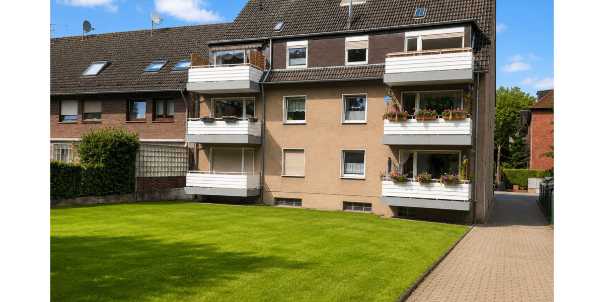 Etagenwohnung Oberhausen Osterfeld-Ost - 3 Zimmer, 72 m&sup2;, 650&euro; | Angebot:26893037