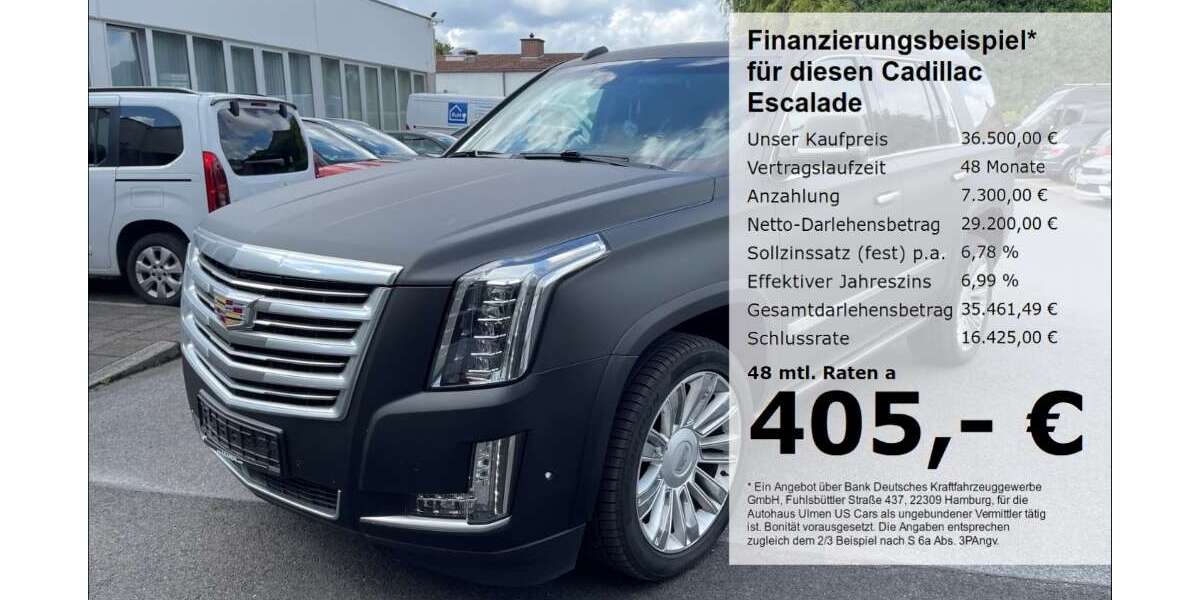 Cadillac Escalade 161.000 km 36.500 &euro; Düsseldorf 40231