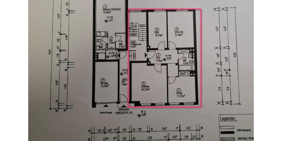 Provisionsfrei 3 Zimmer Wohnung im Oberhausens 70qm 3 zimmer