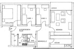 Etagenwohnung Mülheim an der Ruhr Dümpten - 4 Zimmer, 92 m&sup2;, 739&euro; | Angebot:26257230
