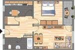 Etagenwohnung Velbert Velbert-Mitte - 2 Zimmer, 67 m&sup2;, 469&euro; | Angebot:26008868