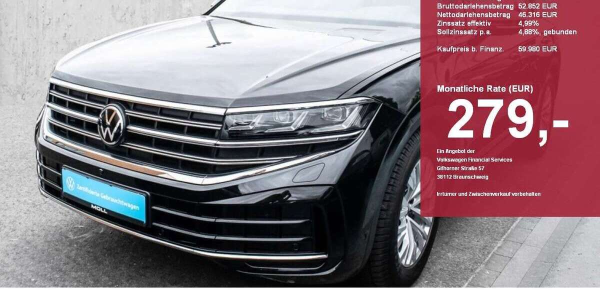 VW Touareg 8.650 km 57.980 &euro; Düsseldorf 40474