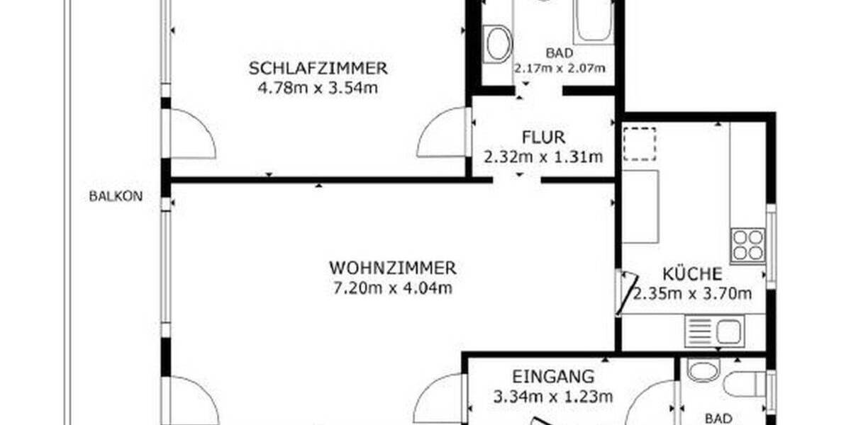Etagenwohnung Meerbusch Osterath - 2 Zimmer, 60 m&sup2;, 145.000&euro; | Angebot:26433971