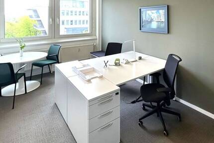 Privater Büroraum ganz auf Ihre individuellen Unternehmensbedürfnisse angepasst 10 sqm in Regus Grugaplatz zimmer
