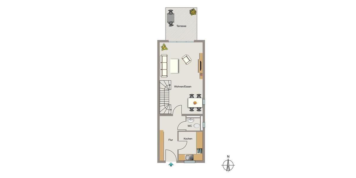 Etagenwohnung Duisburg Walsum - 4 Zimmer, 116 m&sup2;, 1.434&euro; | Angebot:25423585