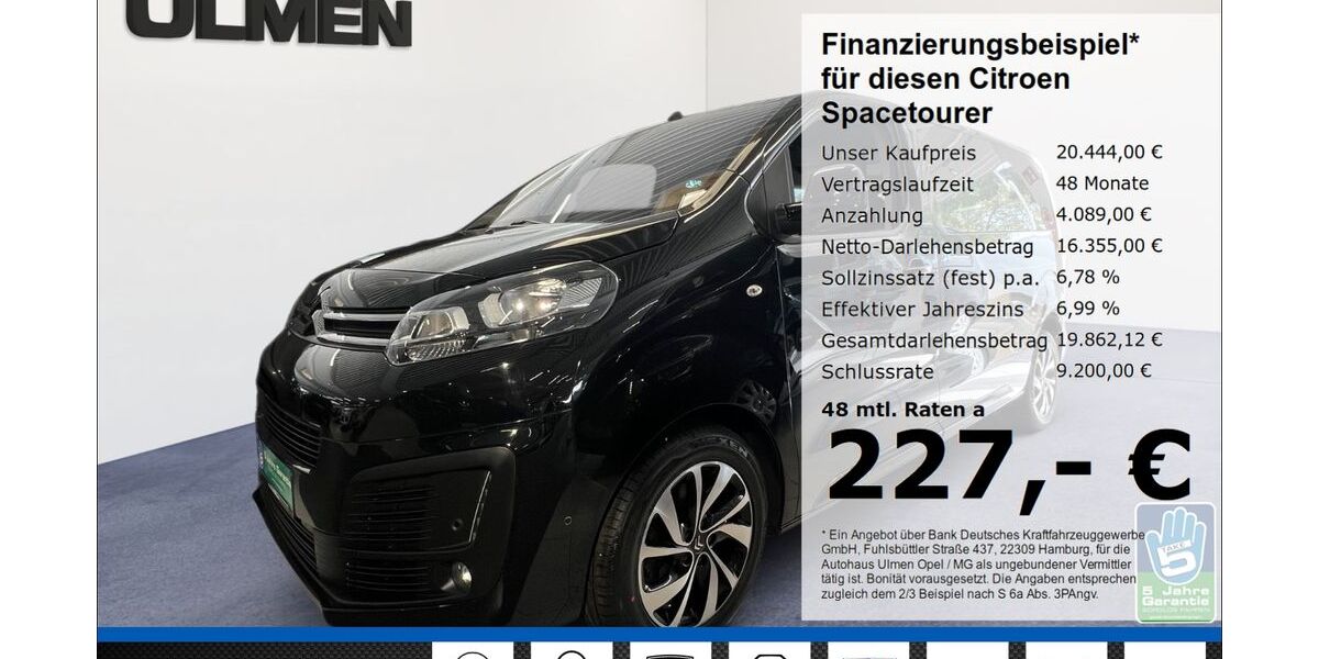 Citroen SpaceTourer 119.820 km 20.444 &euro; Düsseldorf 40231