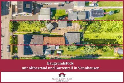 Baugrundstück mit Altbestand und Gartenteil in Vennhausen zimmer