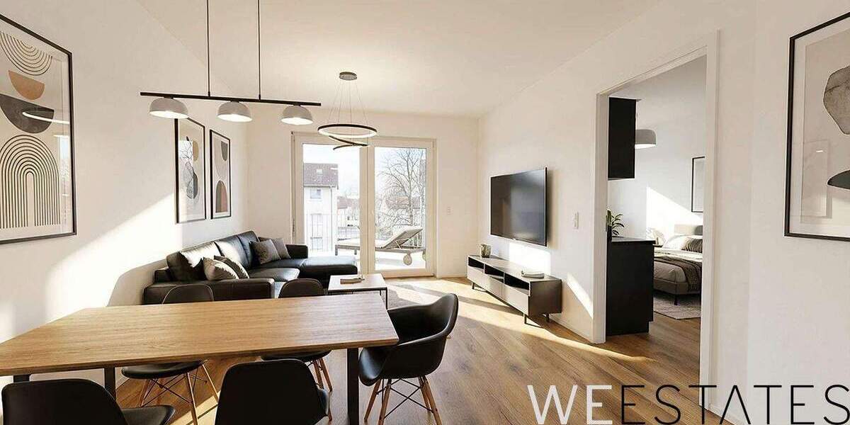 Etagenwohnung Düsseldorf Eller - 2 Zimmer, 60 m&sup2;, 1.150&euro; | Angebot:24608390