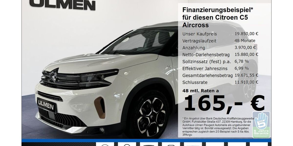 Citroen C5 Aircross 14.672 km 19.850 &euro; Düsseldorf 40233