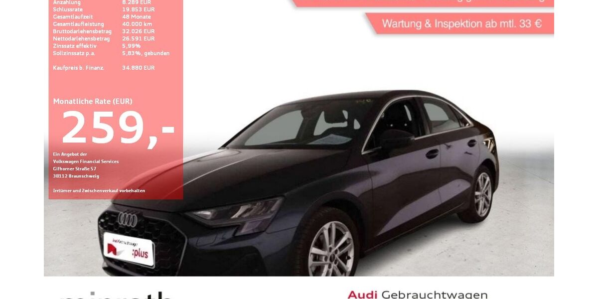 Audi A3 27.577 km 33.130 &euro; Moers-Hülsdonk 47441