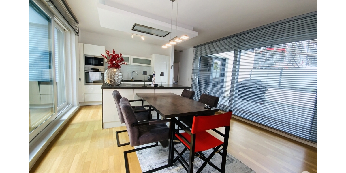 Wohnen auf einer Ebene Moderne, hochwertige 3 Zimmer-Wohnung mit Bungalow-Charakter - Erdgeschoßwohnung Düsseldorf Heerdt | Angebot:26991571