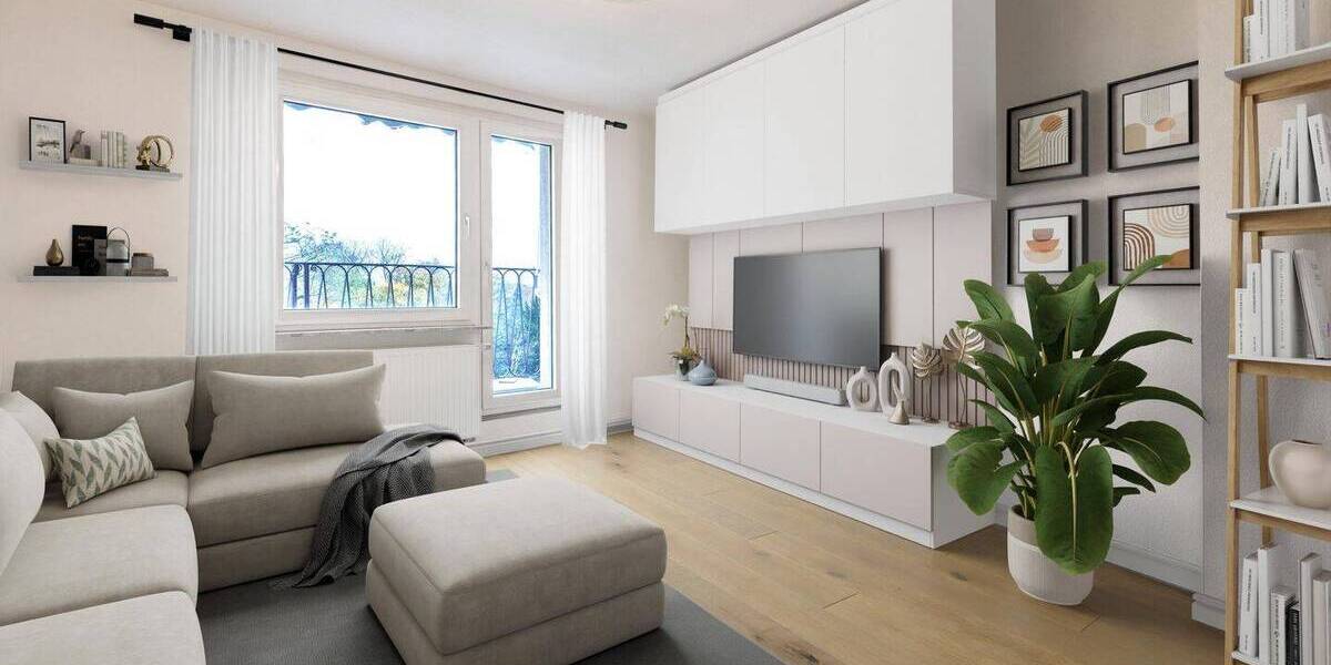 Wohnen im Zooviertel: Gemütliche Dachgeschosswohnung mit Balkon 3 zimmer