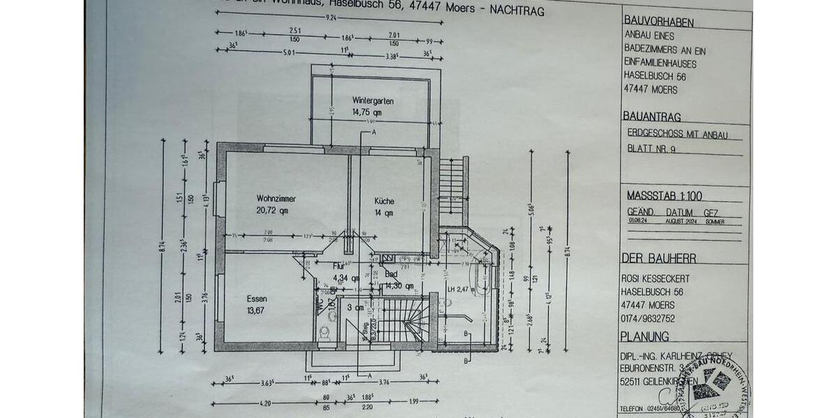 Einfamilienhaus Moers Schwafheim - 5 Zimmer, 128 m&sup2;, 430.000&euro; | Angebot:27090976