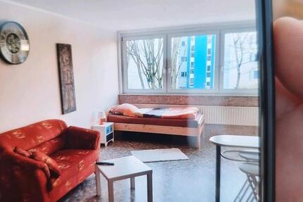 1 Raum Appartement möbliert mit Balkon 1 zimmer