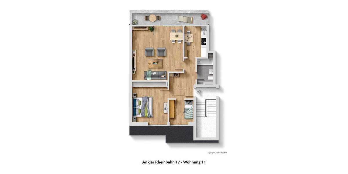 Investition mit Herz - Dachgeschosstraum mit Balkon - vermietet 3 zimmer
