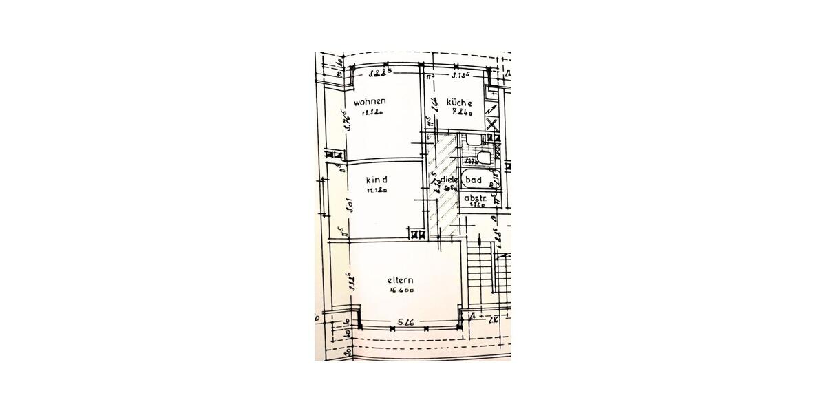 ruhig und schön wohnen: 3,5-Zimmer, 2. OG, KM 494€ 3 zimmer