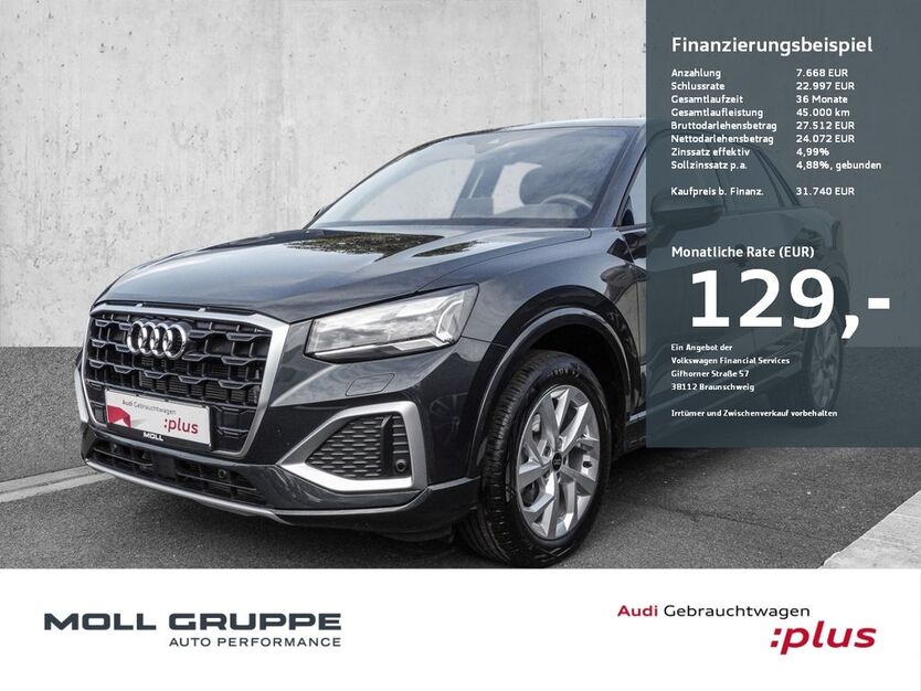 Audi Q2 4.150 km 31.740 € Düsseldorf 40549