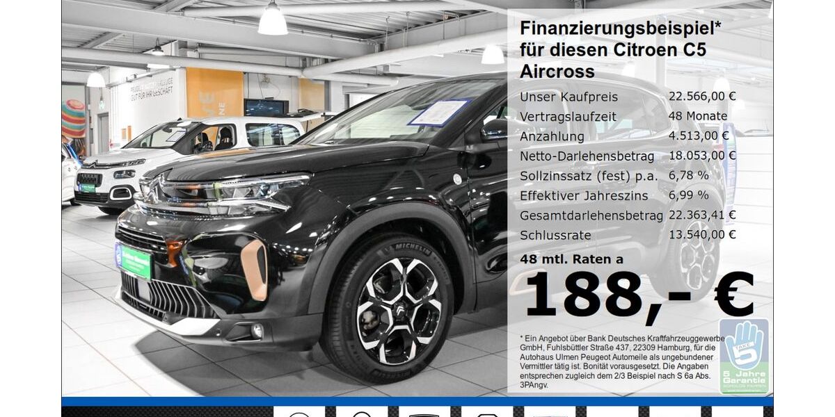 Citroen C5 Aircross 17.275 km 21.350 &euro; Düsseldorf 40233