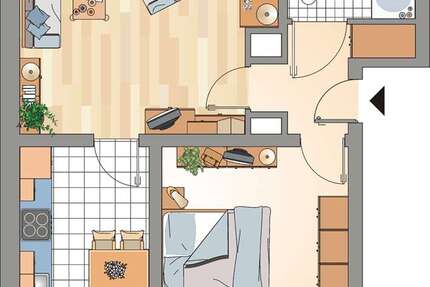 Wohnung zum Mieten in Gelsenkirchen 329 € 46.97 m²