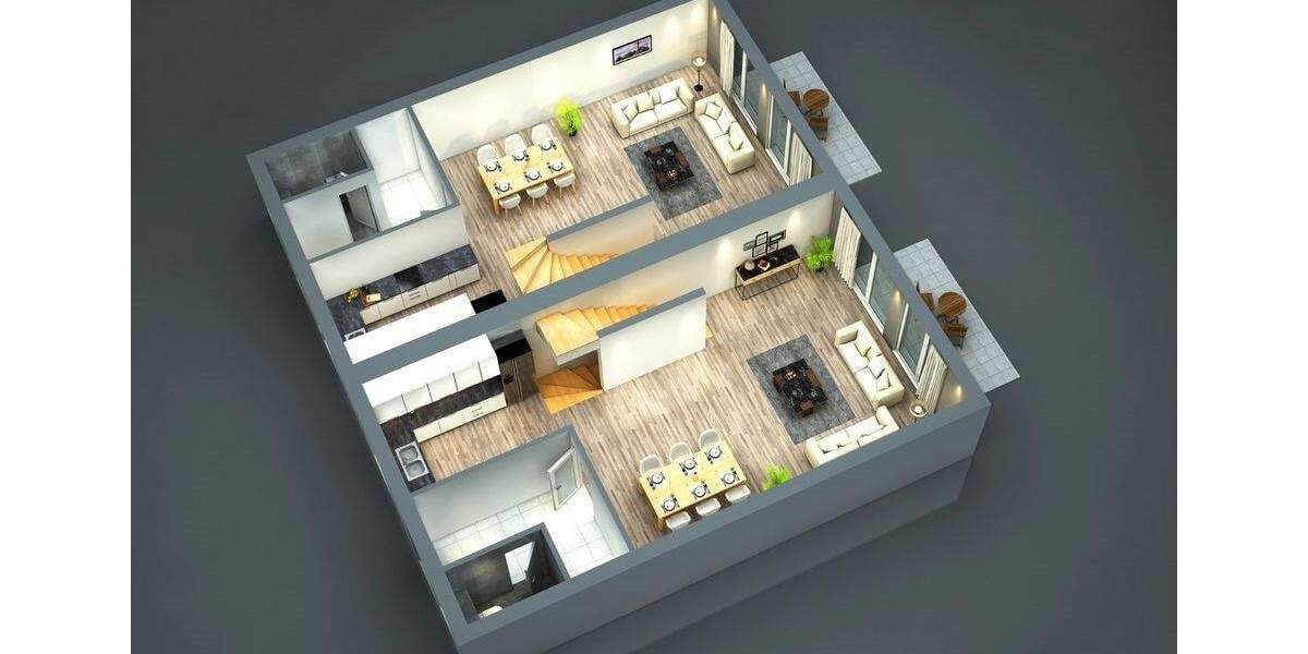 Doppelhaushälfte Duisburg Neudorf-Süd - 4 Zimmer, 130 m&sup2;, 548.200&euro; | Angebot:25567394