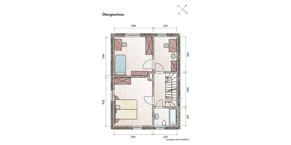 Reihenendhaus Duisburg Hochemmerich - 5 Zimmer, 87 m&sup2;, 198.000&euro; | Angebot:25744080