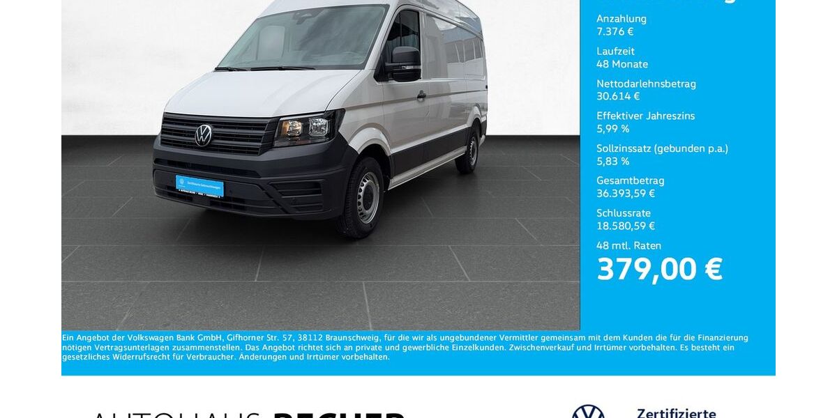 VW Crafter 16.987 km 37.990 &euro; Wesel 46485
