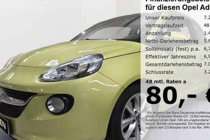 Opel Adam 111.650 km 7.444 &euro; Düsseldorf 40231