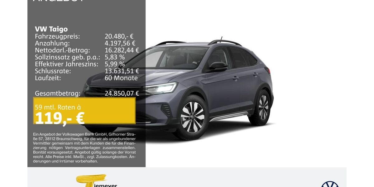 VW Taigo 10.502 km 19.250 &euro; Duisburg 47059