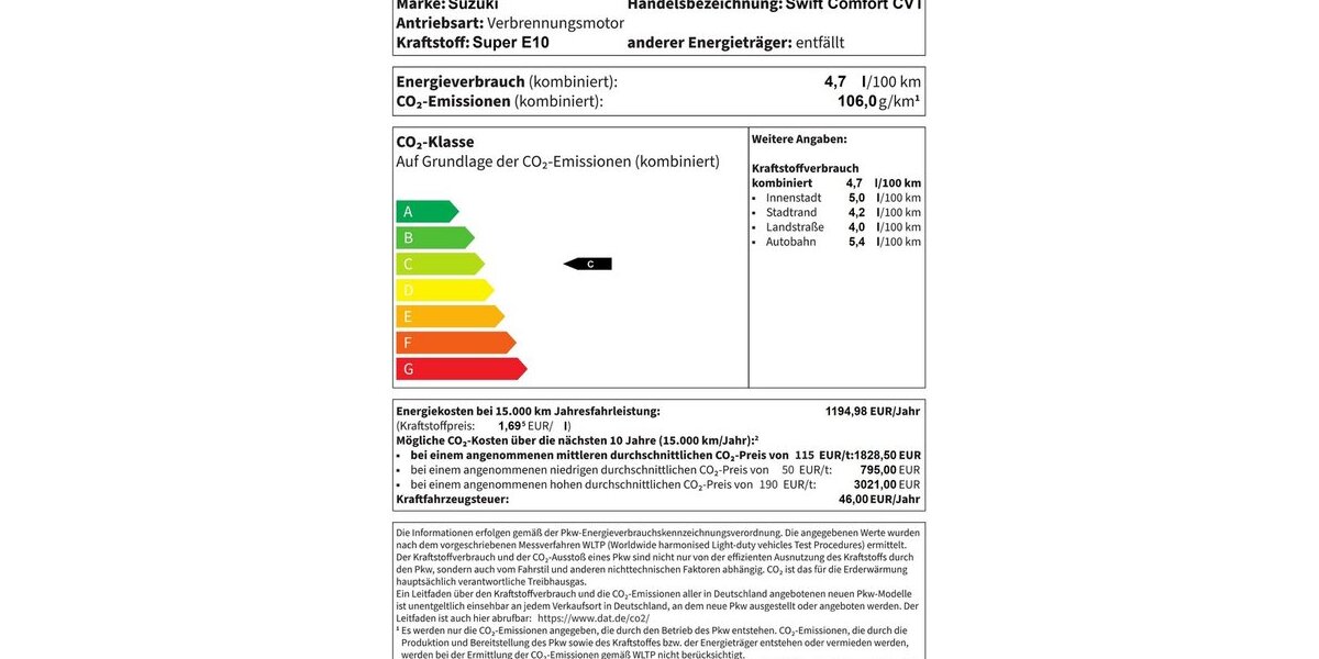 Suzuki Swift Comfort CVT Hybrid+Navi+CarPlay+Sitzhzg+ 8.544 km 18.690 &euro; Meerbusch 40667