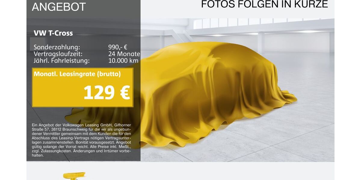 VW T-Cross 24.317 km 19.690 &euro; Bochum 44892