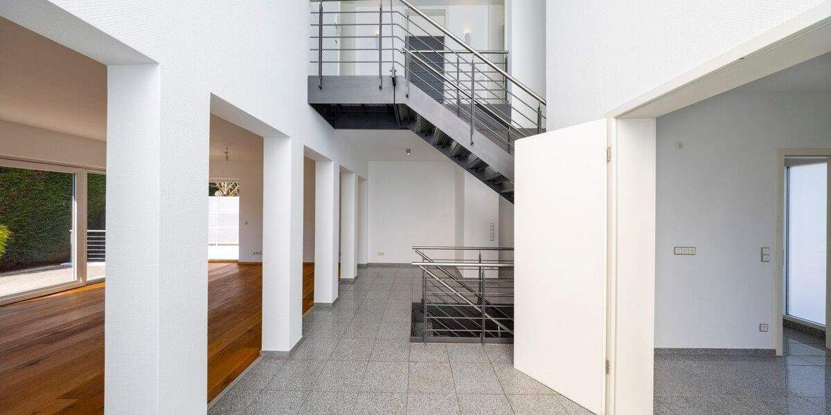 In Top-Wohnlage von Meerbusch-Lank! Lichtdurchflutetes Architektenhaus im Bauhausstil 5 zimmer