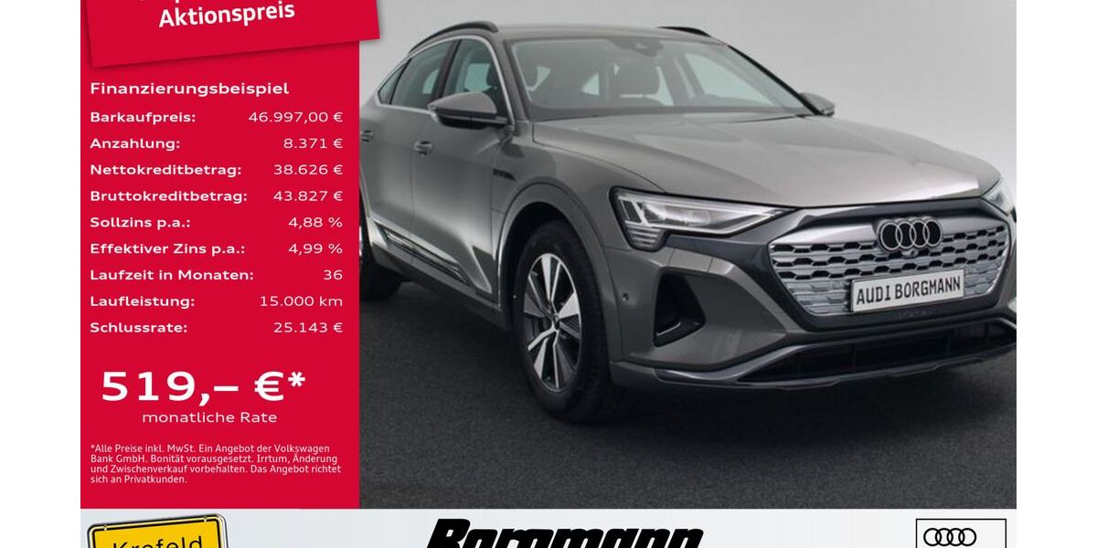 Audi Q8 e-tron 30.666 km 45.887 &euro; Krefeld 47803
