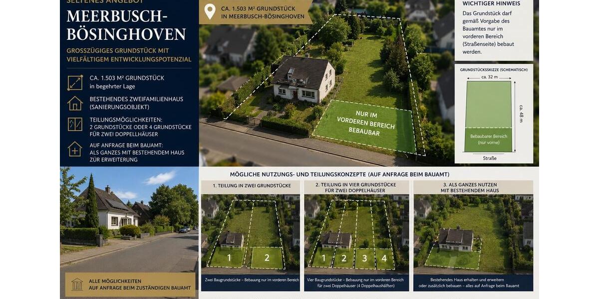 Mehrfamilienhaus, Wohnhaus Meerbusch Kierst - 5 Zimmer, 160 m&sup2;, 895.000&euro; | Angebot:26988873