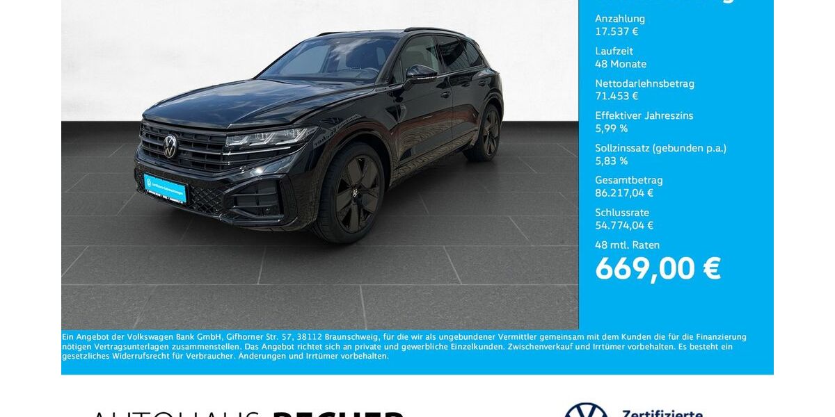 VW Touareg 4.860 km 87.990 &euro; Wesel 46485