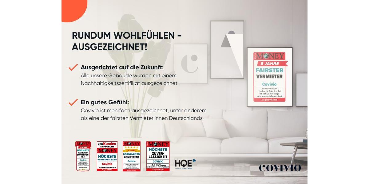 Dachgeschoßwohnung Essen Stadtbezirk III - 2 Zimmer, 56 m&sup2;, 610&euro; | Angebot:26399320