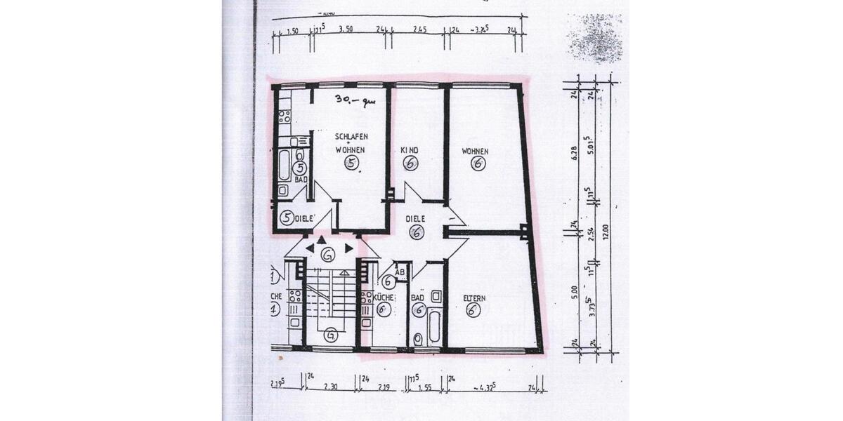 Etagenwohnung Essen Stadtbezirk IV - 4.5 Zimmer, 106 m&sup2;, 219.000&euro; | Angebot:26425133