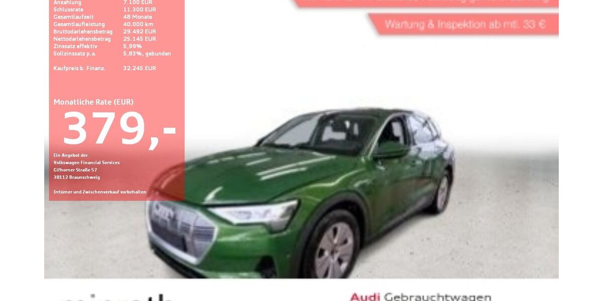 Audi e-tron 46.160 km 31.745 &euro; Moers-Hülsdonk 47441