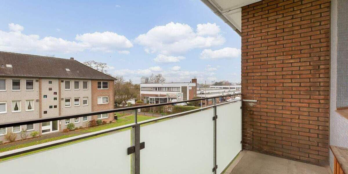 Gut geschnittene 2-Zimmer-Wohnung mit Entwicklungspotential in Krefeld Inrath Kliedbruch 2 zimmer