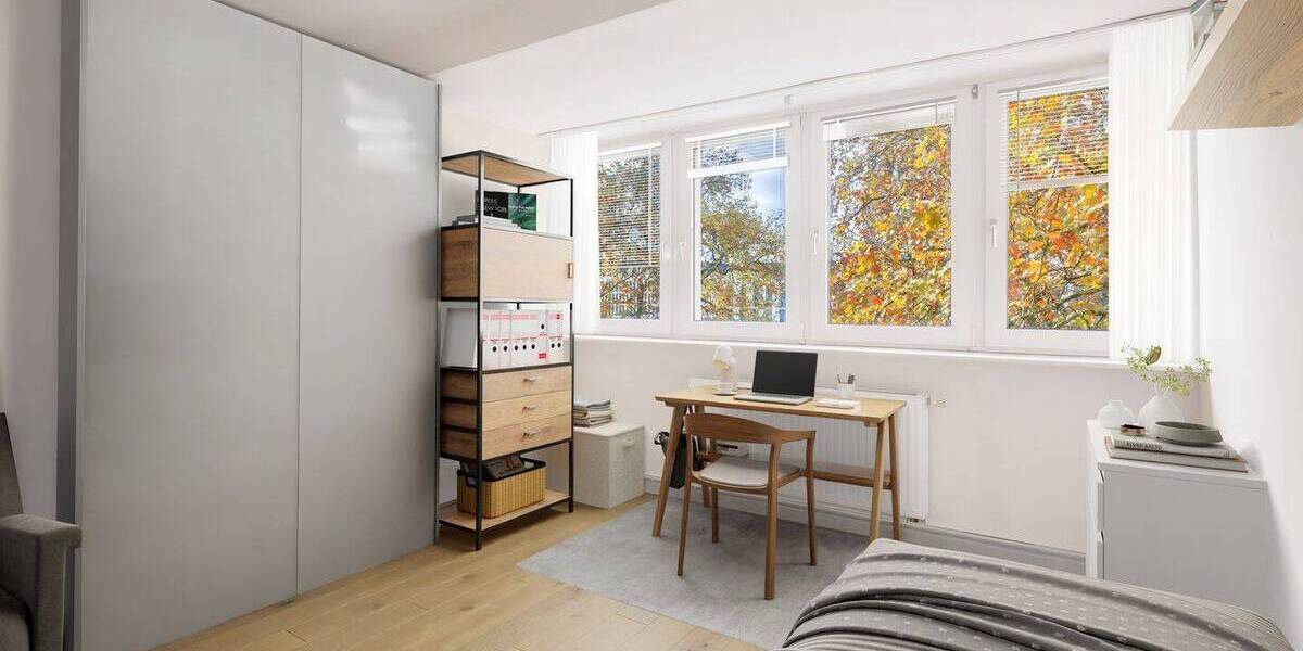 Wohnen im Zooviertel: Gemütliche Dachgeschosswohnung mit Balkon 3 zimmer