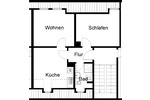 Dachgeschoßwohnung Herne Wanne-Bickern - 2.5 Zimmer, 48 m&sup2;, 265&euro; | Angebot:24874374