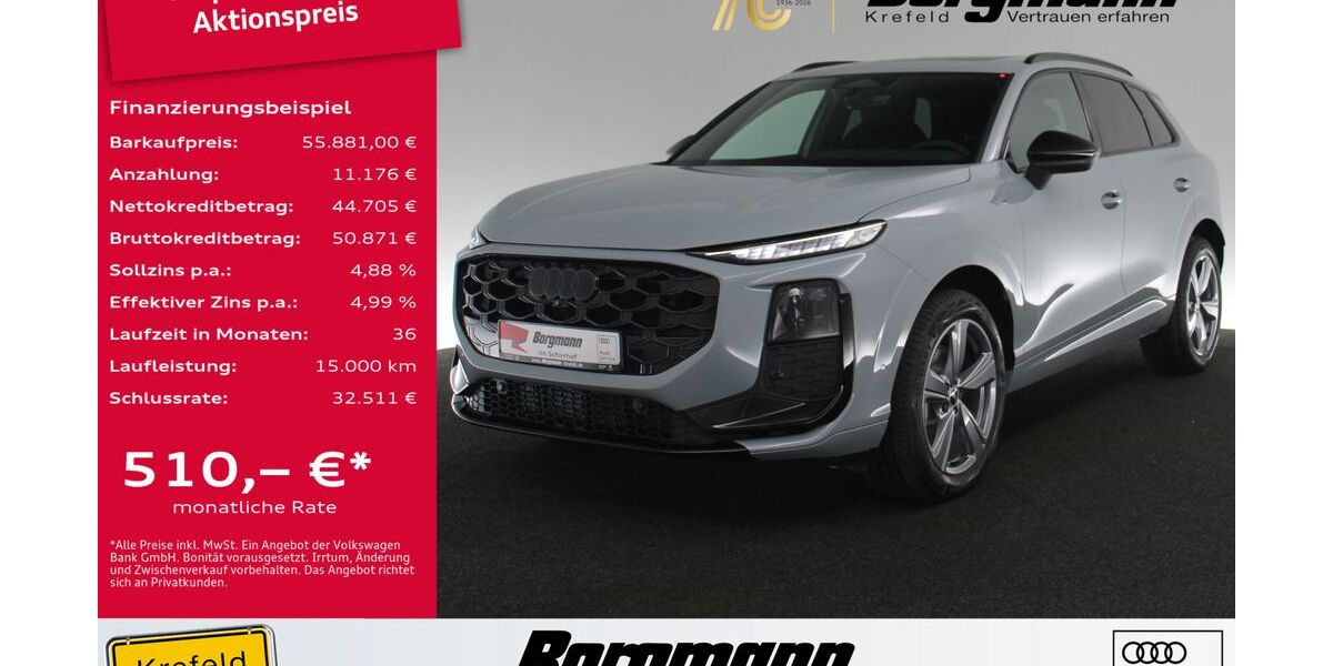 Audi Q3 1.010 km 55.881 &euro; Krefeld 47803