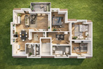 Etagenwohnung Gelsenkirchen Erle - 5 Zimmer, 134 m&sup2;, 224.400&euro; | Angebot:25665738