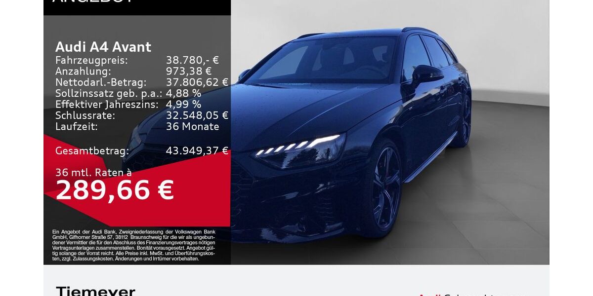 Audi A4 21.904 km 38.780 &euro; Gelsenkirchen 45894