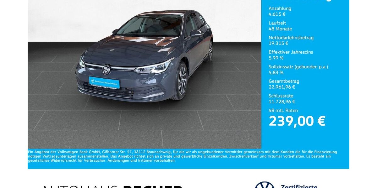 VW Golf 40.133 km 23.930 &euro; Wesel 46485