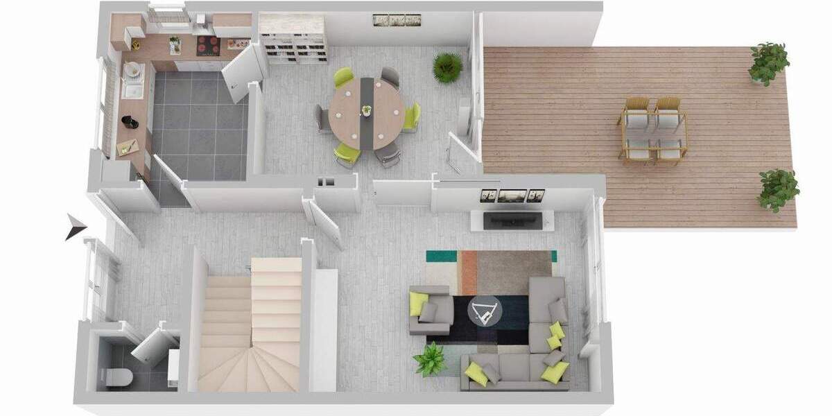 Großzügiges Reihenendhaus mit Garten in Krefeld-Bockum 5 zimmer